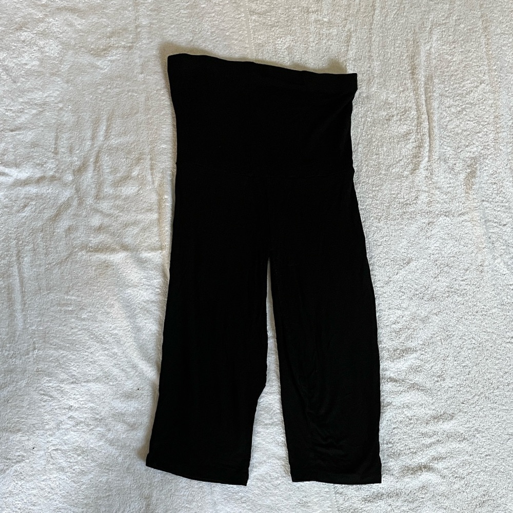Elegant Black Strapless Jumpsuit